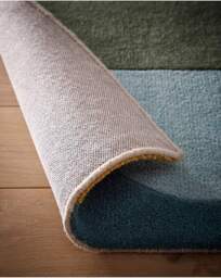 Retro Deco Woollen Rug Blue - Origins - Size: 200X290 - thumbnail 5