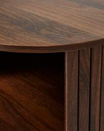 Tate Side Table Walnut - JD Williams - thumbnail 2