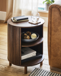 Tate Side Table Walnut - JD Williams - thumbnail 1