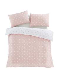 CL Brushed Polka Dot Duvet Set PNK Pink - Catherine Lansfield - Size: KING - thumbnail 5