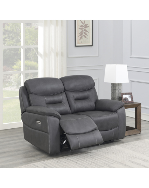 Horwich Power Recliner 2 Seater Sofa Grey - JD Williams - image 1