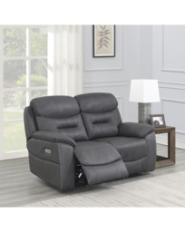 Horwich Power Recliner 2 Seater Sofa Grey - JD Williams - thumbnail 1