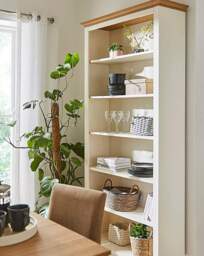 Julipa Ashford Large Bookcase Cream - Julipa - thumbnail 2