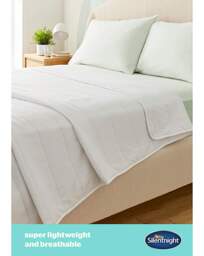 Silentnight Light 1 Tog Duvet White - Silentnight - Size: SINGLE - thumbnail 4