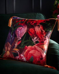LLB Grande Chintz Filled Cushion Multi - Laurence Llewelyn-Bowen - Size: 43X43CM