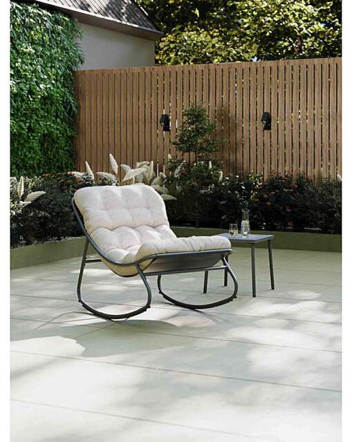 Charles Bentley Porto Rocking Chair Cream - Charles Bentley - image 1