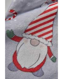 Catherine Lansfield Festive Gnomes Throw Red/Grey - Catherine Lansfield - Size: 130X170 - thumbnail 3