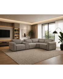 Weston Recliner 2 Corner 1 Seater Sofa Beige