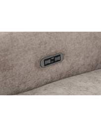 Weston Recliner 2 Corner 1 Seater Sofa Beige - thumbnail 4