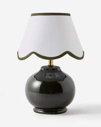 Hattie Scallop Table Lamp Green - Julipa - thumbnail 2