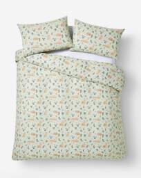 Spring Woodland Duvet Set Green - JD Williams - Size: DOUBLE - thumbnail 3