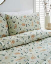 Spring Woodland Duvet Set Green - JD Williams - Size: DOUBLE - thumbnail 2