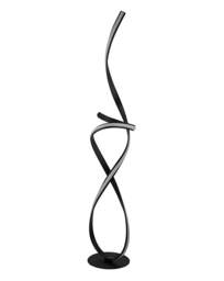 Ribbon LED Floor Lamp Black - Searchlight - thumbnail 2