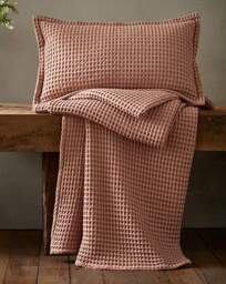 Pineapple Elephant Jaipur Waffle Throw Pink - Pineapple Elephant - Size: 150X200 - thumbnail 3