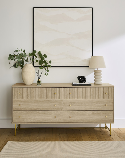Tate Chest of Drawers OAK Effect - image 1