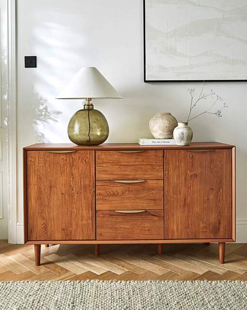 Westcote Large Sideboard Walnut - JD Williams