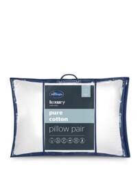 Silentnight Pure Cotton Pillow Pair White - Silentnight - Size: PAIR - thumbnail 5