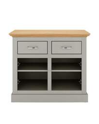 Julipa Ashford 2 Door 2 Drawer Sideboard Grey/Oak Effect - Julipa - thumbnail 4