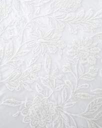 Bianca Embroidery Floral Duvet Cover Set White - Bianca - Size: SINGLE - thumbnail 2