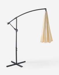 Shanghai Cantilever Parasol - 3m Natural - thumbnail 4