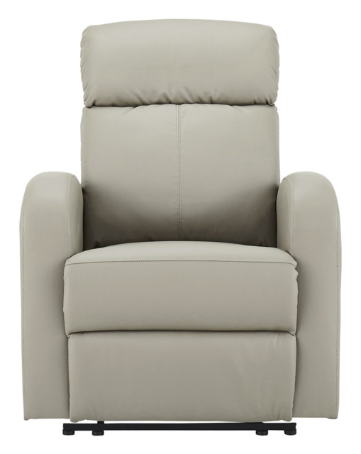 Ramsey Faux Leather Recliner Chair Grey - JD Williams - image 1