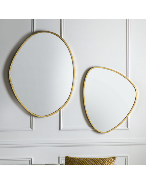 Gallery Chattenden Mirror Gold Gold - Gallery Direct - image 1