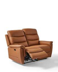 Dunne Faux Leather 2 Seater TAN - JD Williams - thumbnail 4