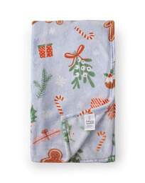 CL Christmas Gingerbread Throw Multi - Catherine Lansfield - Size: 130X170 - thumbnail 2