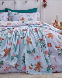 CL Christmas Gingerbread Throw Multi - Catherine Lansfield - Size: 130X170 - thumbnail 5