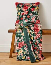 Ditsy Floral Faux Fur Throw Multi - JD Williams - thumbnail 4