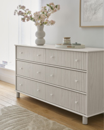 Julipa Latimer Lrg Chest Drawers White Wash - Julipa - thumbnail 1