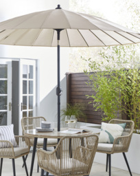 Shanghai Parasol - 2.7m White Sand