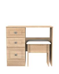Richmond Dressing Table & Stool Set OAK Effect - Welcome - thumbnail 4