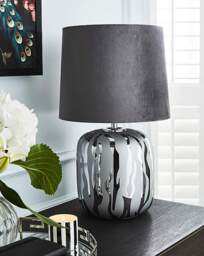 Joanna Hope Zebra Table Lamp Grey - Joanna Hope - thumbnail 3
