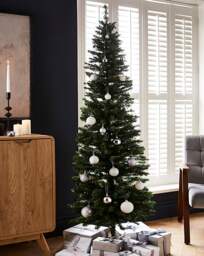 Malmo Slim Pine Christmas Tree Green - FESTIVE