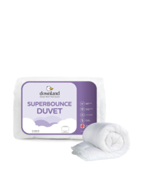 Downland Superbounce 10.5 Tog Duvet White - Downland - Size: SINGLE - thumbnail 1