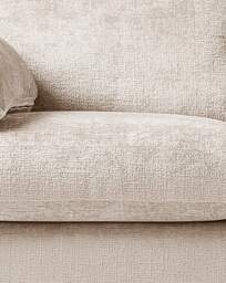 Hunter Chenille 3 Seater Sofa Cream - JD Williams - thumbnail 2