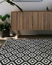 Geo Indoor/Outdoor Rug Black - Homemaker - Size: 120X170 - thumbnail 5