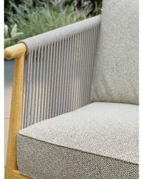 Charles Bentley Rope Weave Corner Set Grey - Charles Bentley - thumbnail 3