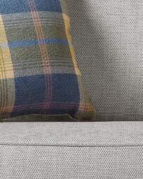 Julipa Chiltern Fabric Snuggle Chair Silver - Julipa - thumbnail 3