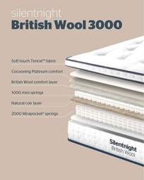 Silentnight Wool 3000 Pocket Mattress - Silentnight - Size: DOUBLE - thumbnail 5