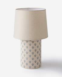 Naomi Floral Table Lamp Natural/Blue - JD Williams - thumbnail 3