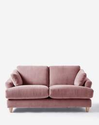 Joanna Hope Tilly Chenille 2 Seater Sofa Blush - Joanna Hope - thumbnail 2