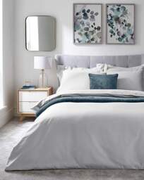 Hotel 600TC Duvet Cover White - Hotel Collection - Size: DOUBLE - thumbnail 1