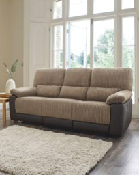 Harlow 3 Seater Recliner Sofa Natural - JD Williams - thumbnail 1