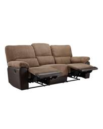 Harlow 3 Seater Recliner Sofa Natural - JD Williams - thumbnail 4