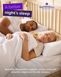 Slumberdown SS Feels Like Down 4 Pack White - Slumberdown - Size: Medium - thumbnail 2