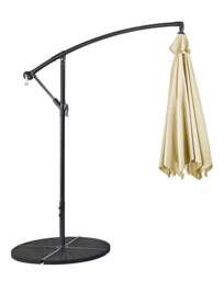 Cream Elton 3m Cantilever Garden Parasol Cream - thumbnail 3