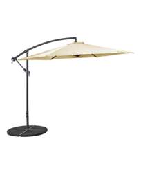 Cream Elton 3m Cantilever Garden Parasol Cream - thumbnail 2