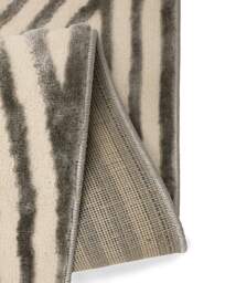 Brio Curved Textured Rug Grey - Homemaker - Size: 120X170 - thumbnail 3